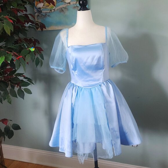 Got You Babe Satin MiniDress - Picture 2 of 3